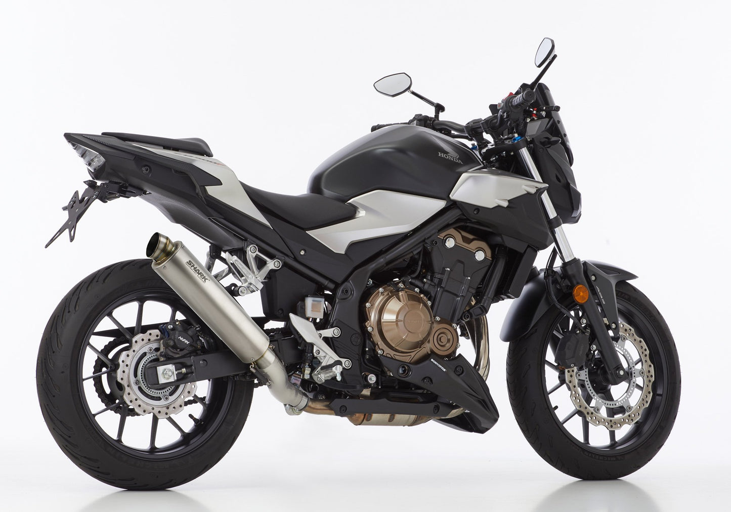 SHARK SRC 4 Auspuff passend für Honda NX500 2024-2024 - Kama Bike Parts
