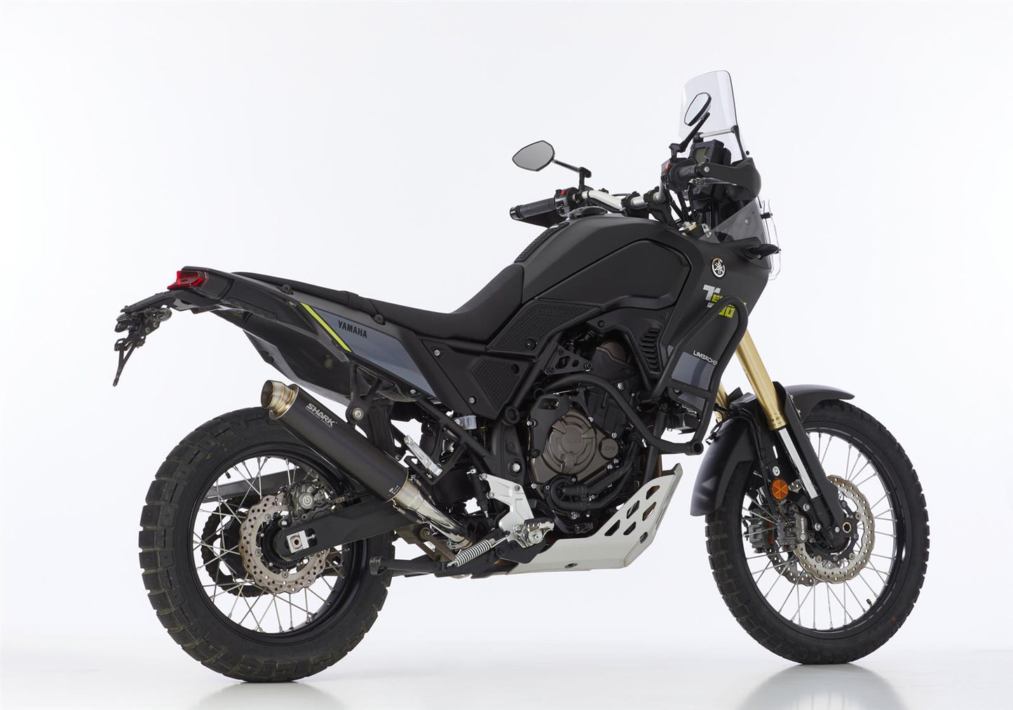 SHARK SRC 4 Auspuff passend für Yamaha Ténéré 700 2019-2024 - Kama Bike Parts