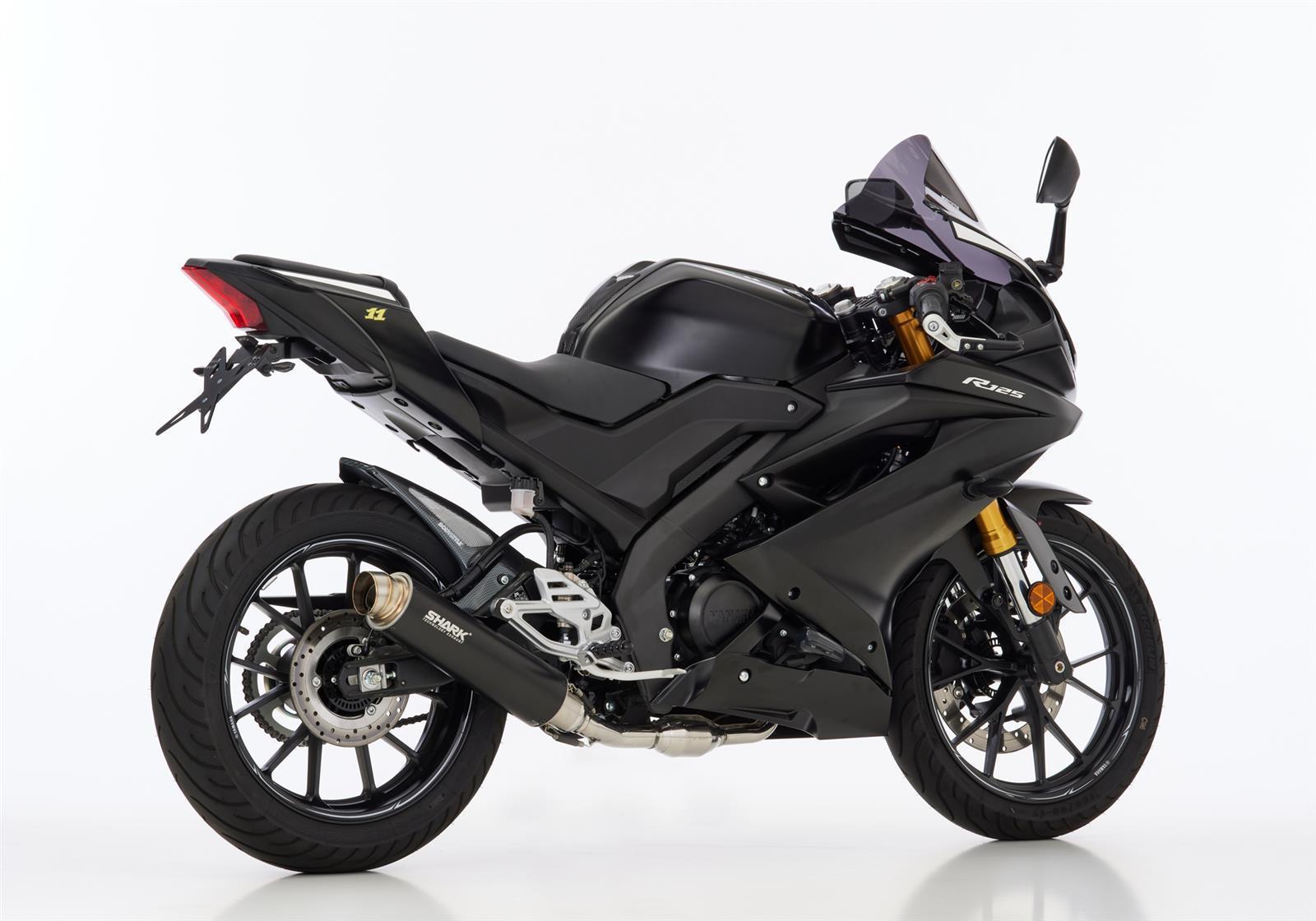 SHARK SRC 4 Auspuff passend für Yamaha XSR125 / Legacy 2021-2024 - Kama Bike Parts