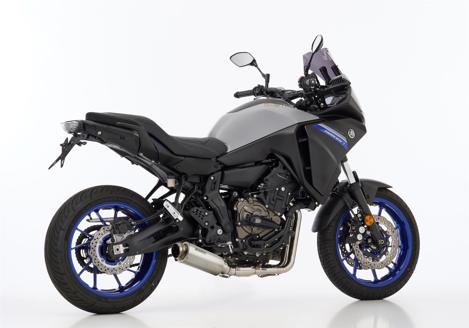 SHARK SRC 4 Auspuff passend für Yamaha XSR700 / XTribute / Legacy 2021-2024 - Kama Bike Parts