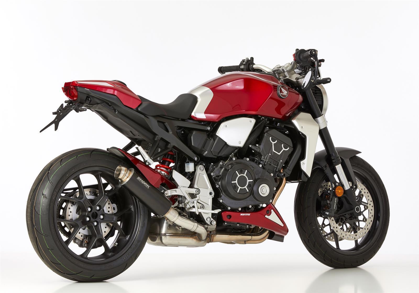 SHARK SRC 4 Auspuff Super Short passend für Honda CB1000R 2018-2024 - Kama Bike Parts