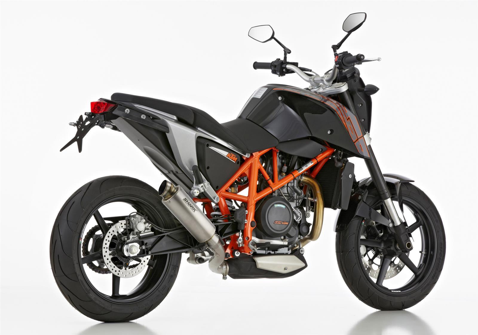 SHARK SRC 4 Auspuff Super Short passend für KTM 690 Duke R 2016-2017 - Kama Bike Parts