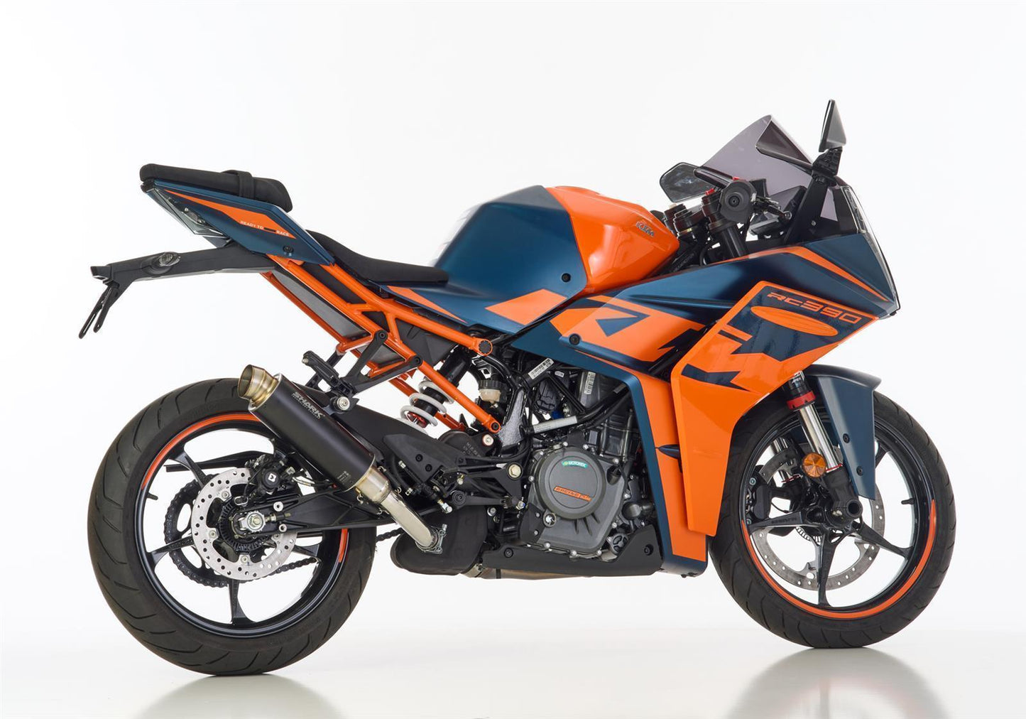 SHARK SRC 4 Auspuff Super Short passend für KTM RC 390 2022-2024 - Kama Bike Parts
