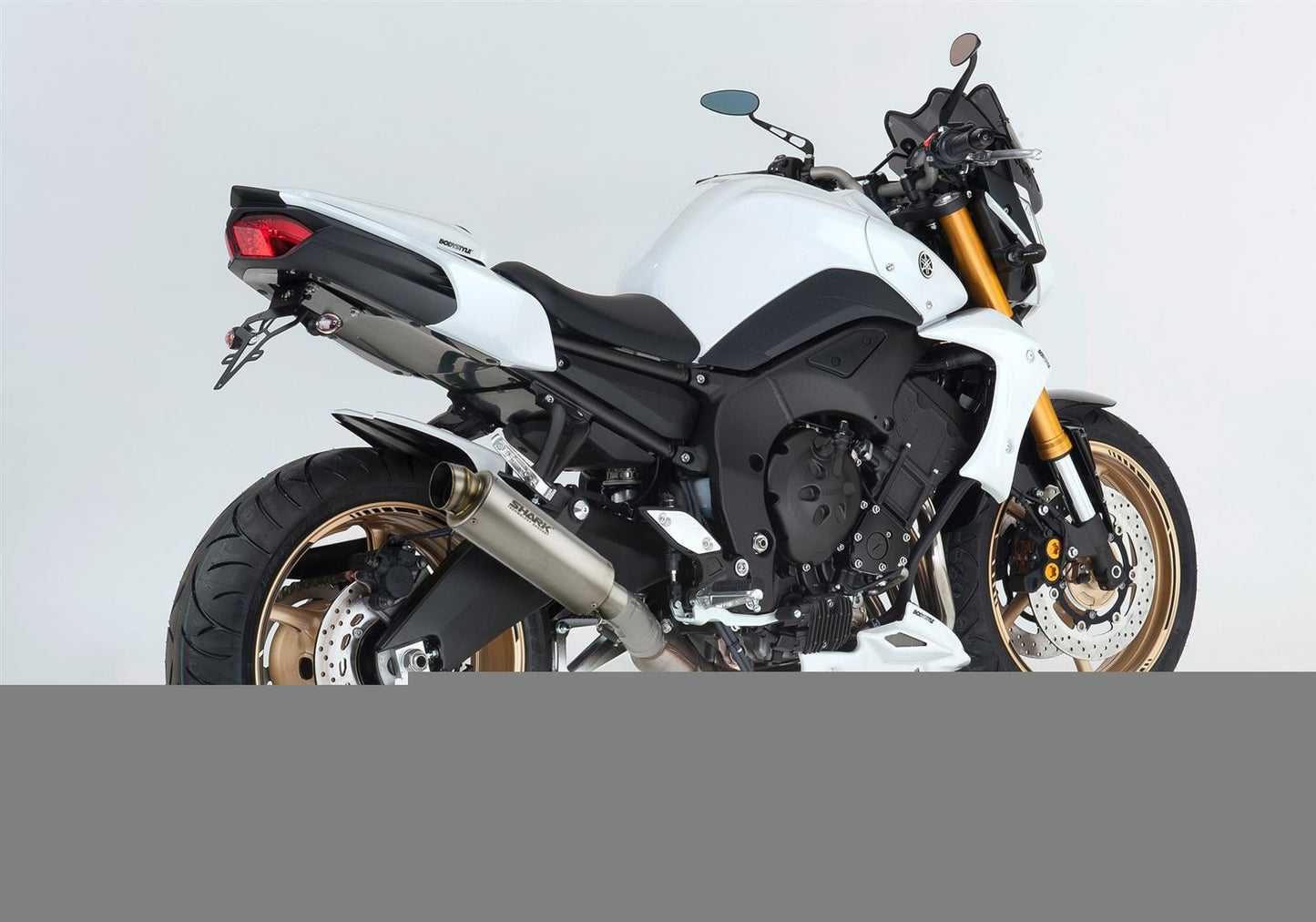 SHARK SRC 4 Auspuff Super Short passend für Yamaha FZ8 2010-2016 - Kama Bike Parts