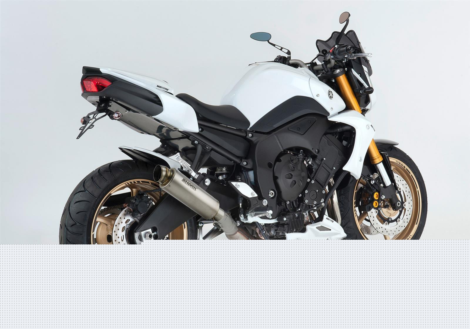 SHARK SRC 4 Auspuff Super Short passend für Yamaha FZ8 2010-2016 - Kama Bike Parts