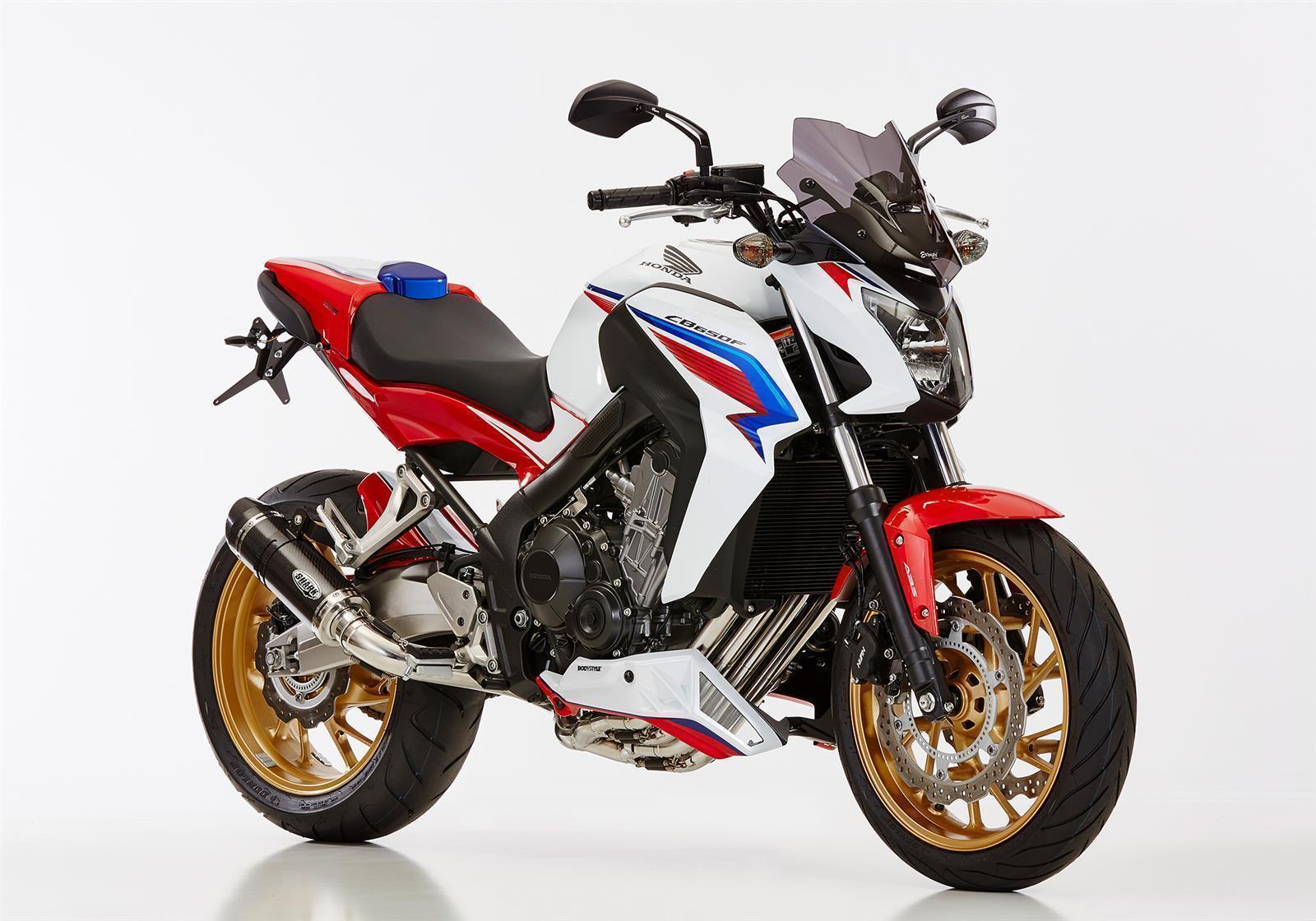 SHARK Street GP Auspuff Komplettanlage passend für Honda CB650F 2017-2018 - Kama Bike Parts