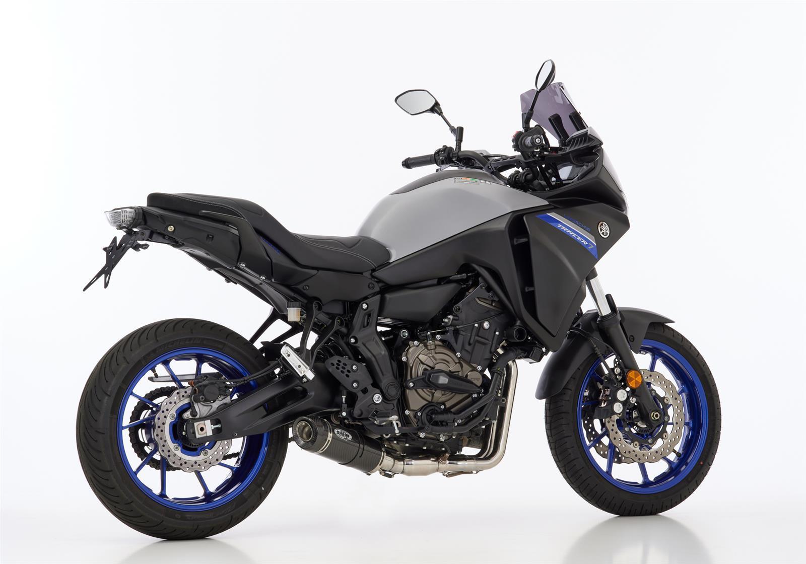 SHARK Street GP Auspuff passend für Yamaha XSR700 / XTribute / Legacy 2021-2024 - Kama Bike Parts