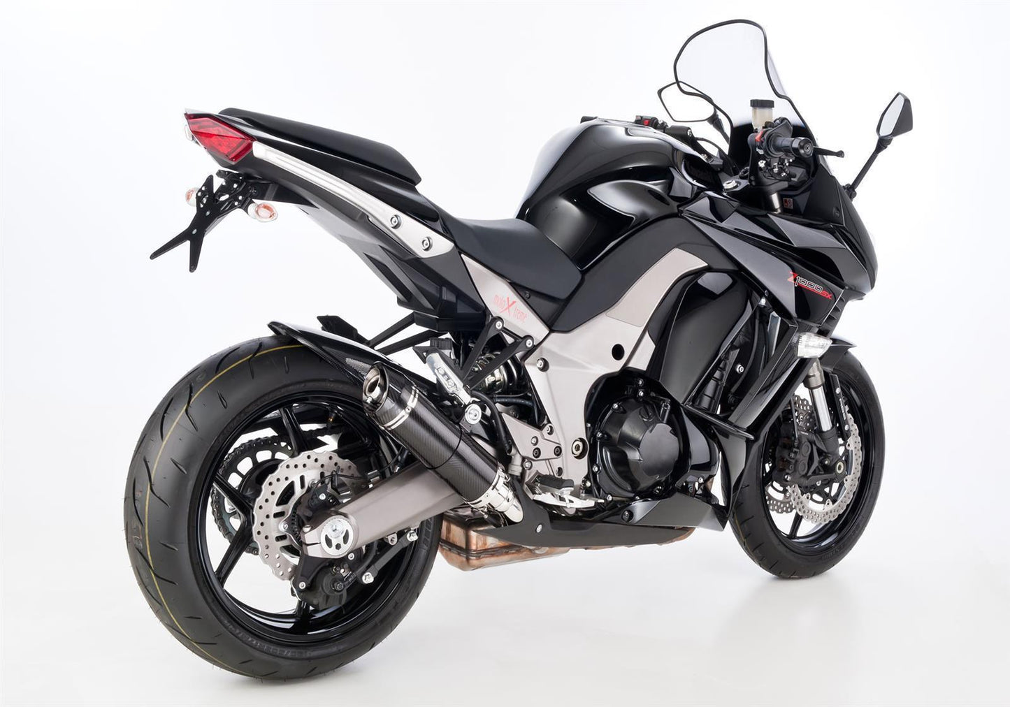 SHARK Street GP Auspuff Super Short passend für Kawasaki Z1000 2010-2013 - Kama Bike Parts