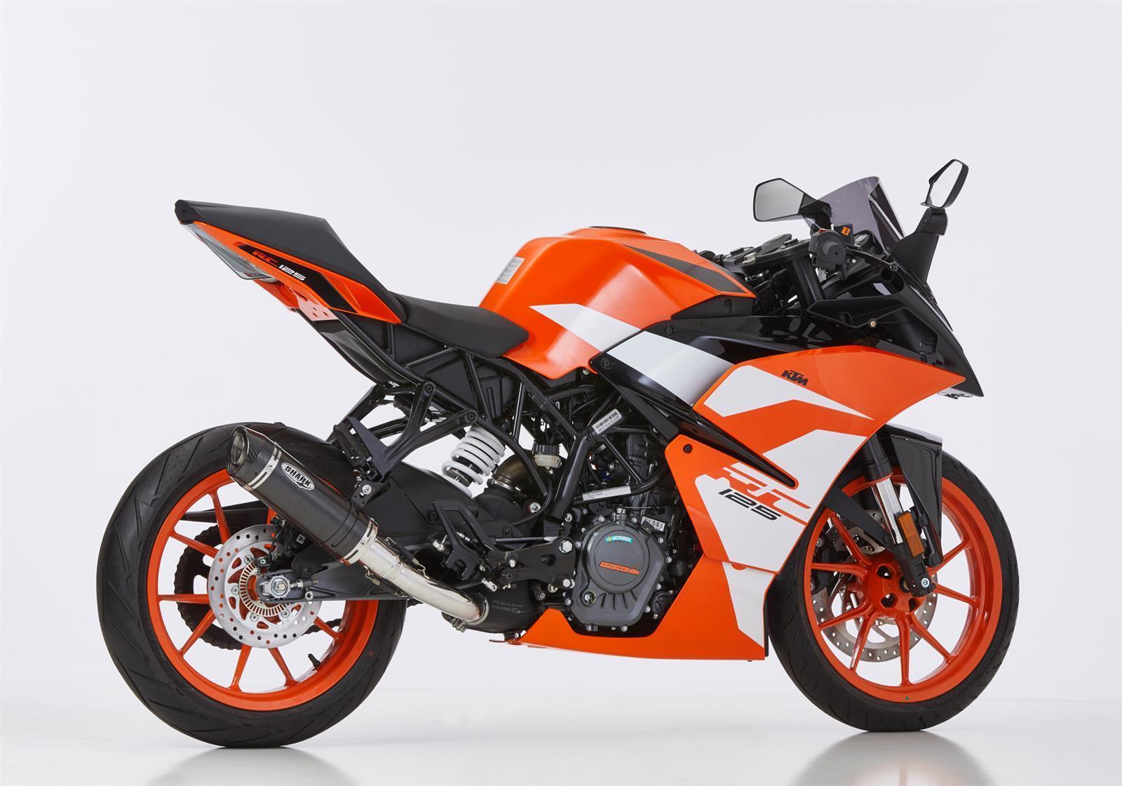 SHARK Street GP Auspuff Super Short passend für KTM 250 Duke 2017-2020 - Kama Bike Parts