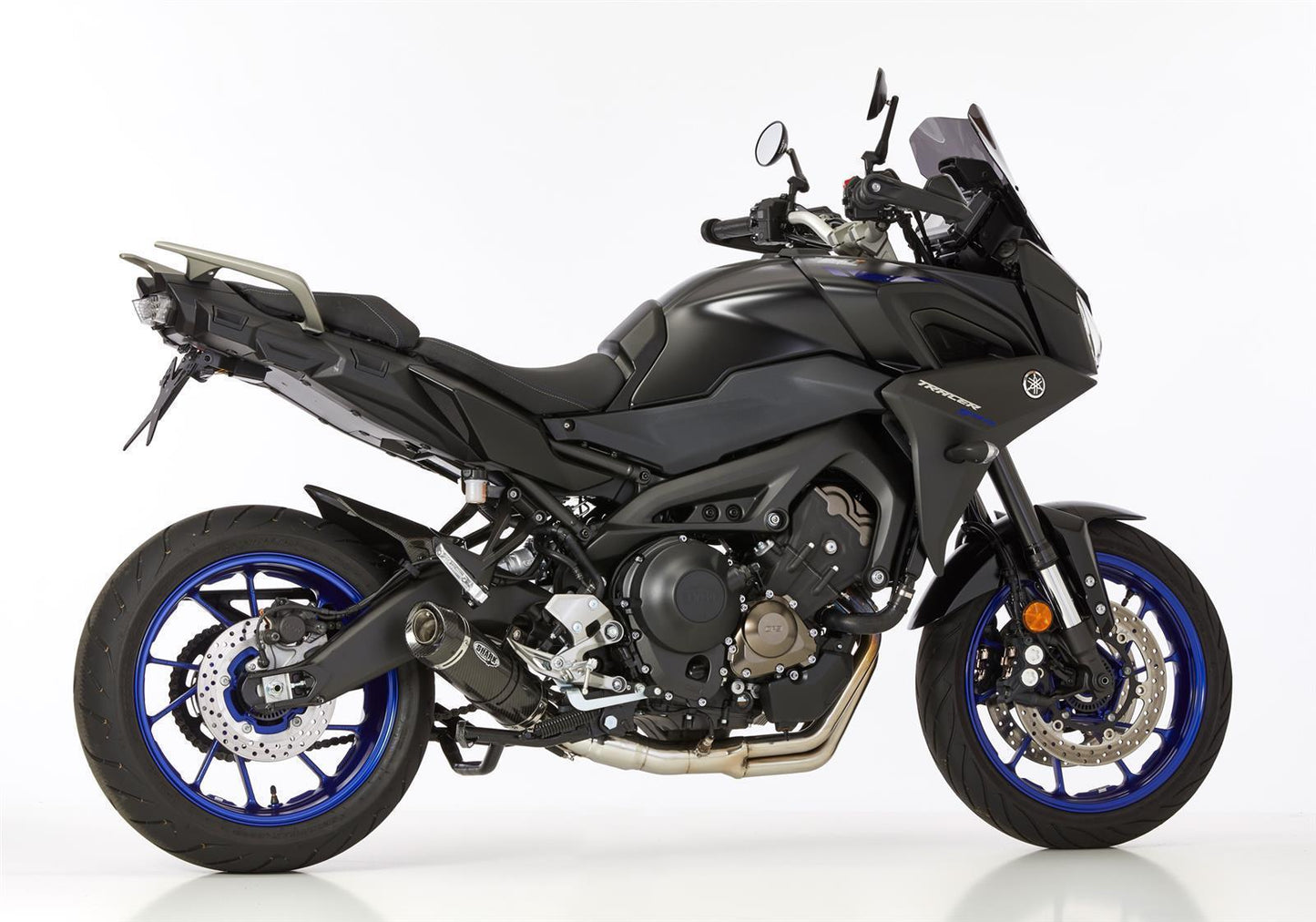 SHARK Street GP Auspuff Super Short passend für Yamaha Tracer 9/GT/GT+ 2021-2024 - Kama Bike Parts