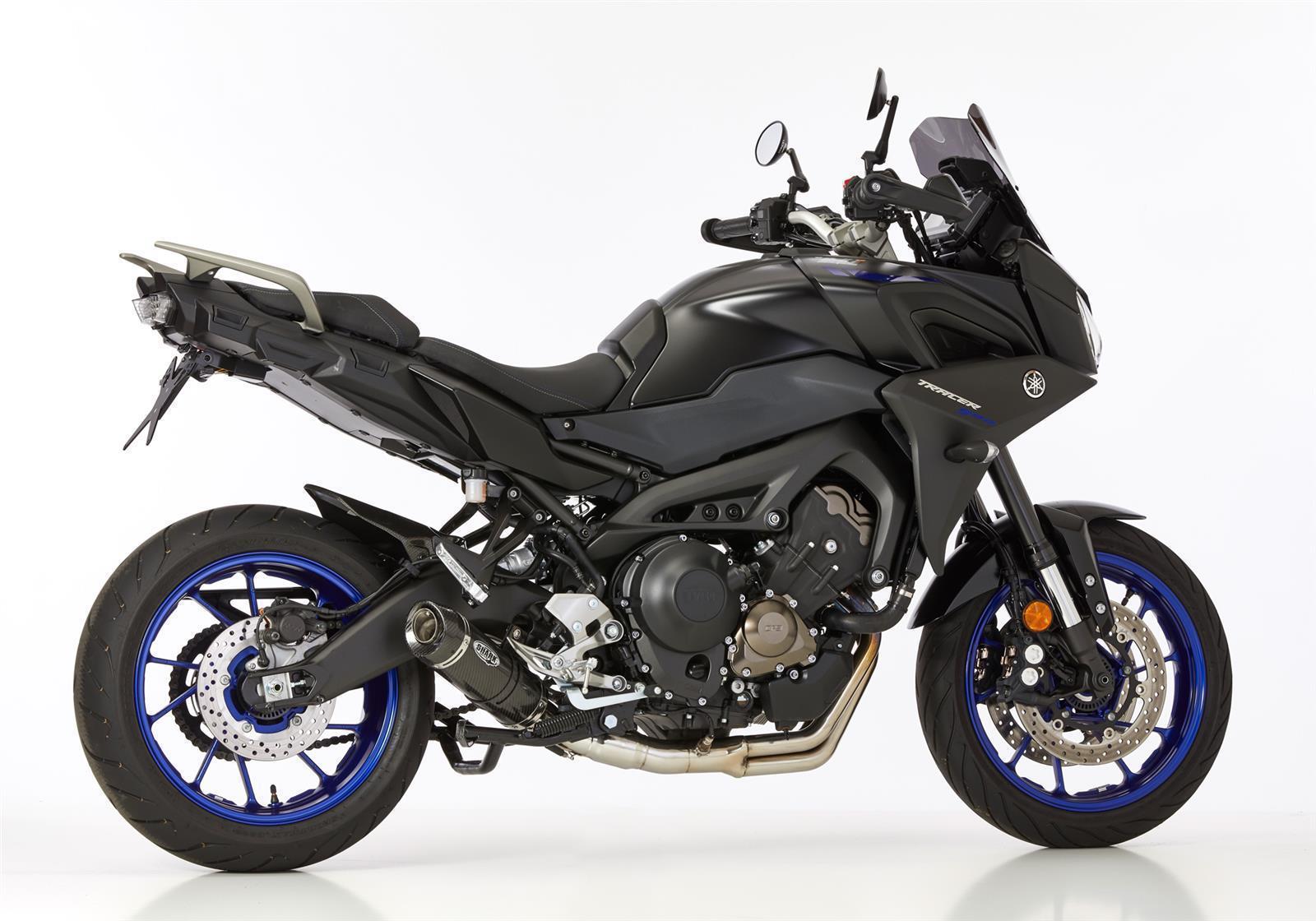 SHARK Street GP Auspuff Super Short passend für Yamaha Tracer 9/GT/GT+ 2021-2024 - Kama Bike Parts