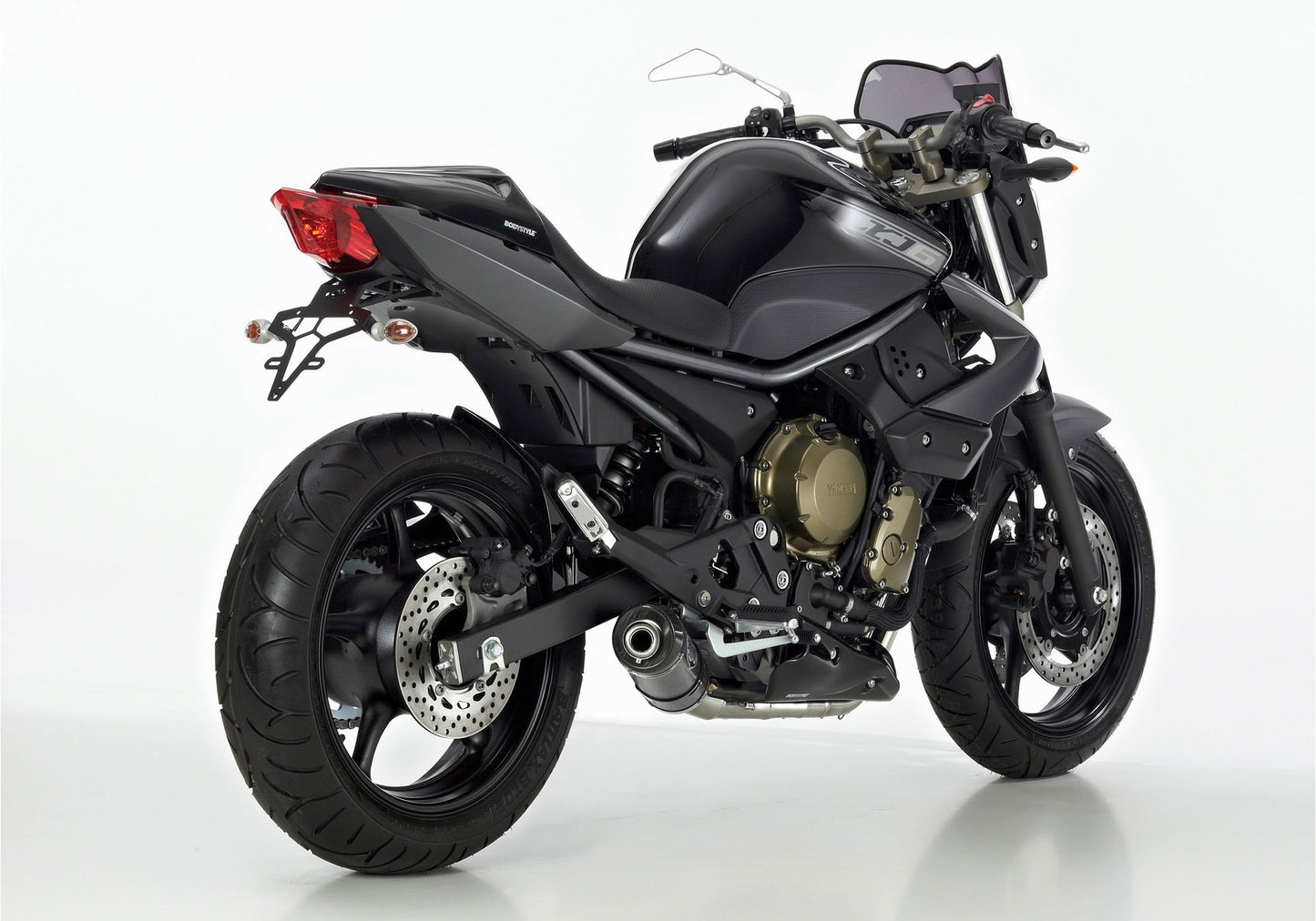 SHARK Street GP mit Kat Auspuff Komplettanlage passend für Yamaha XJ6 2009-2016 - Kama Bike Parts