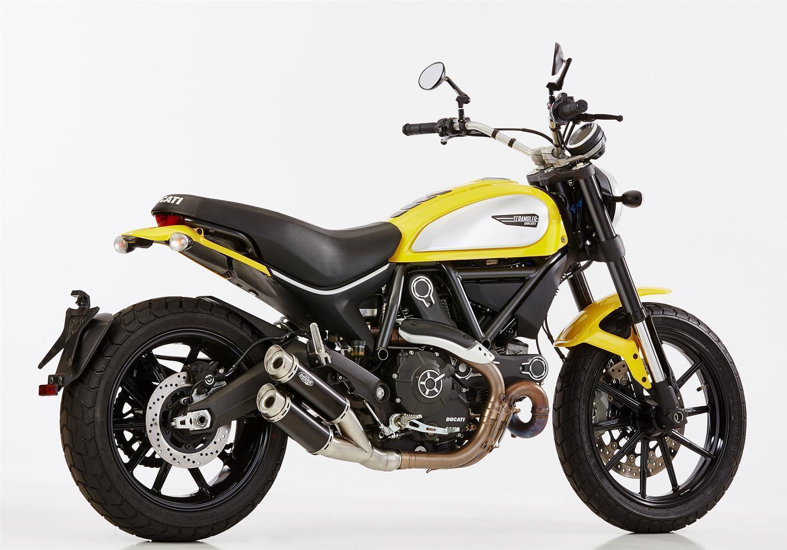 SHARK Track Auspuff passend für Ducati Scrambler 800 2015-2016 - Kama Bike Parts