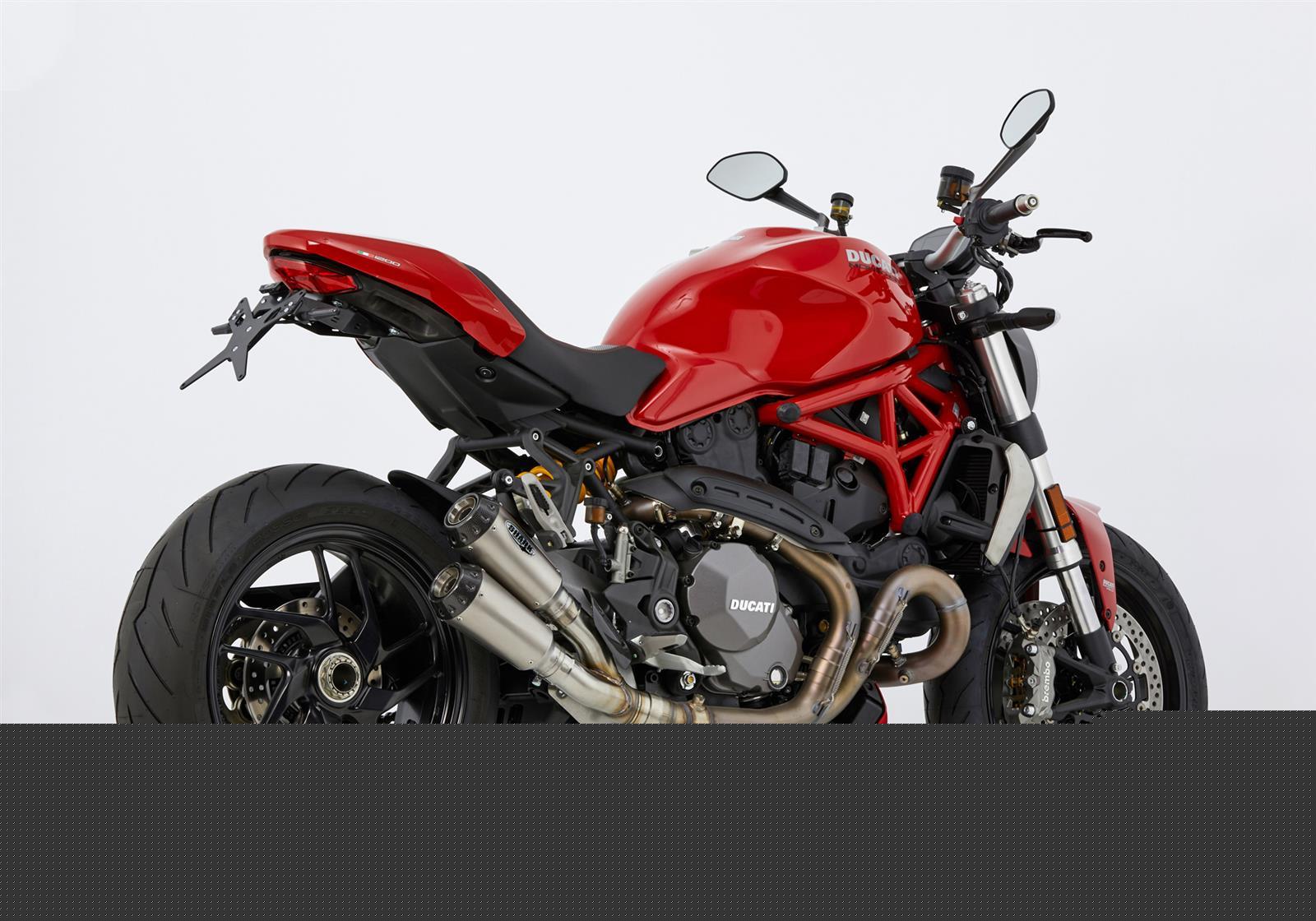SHARK TRC-10 Auspuff passend für Ducati Monster 2021-2024 - Kama Bike Parts