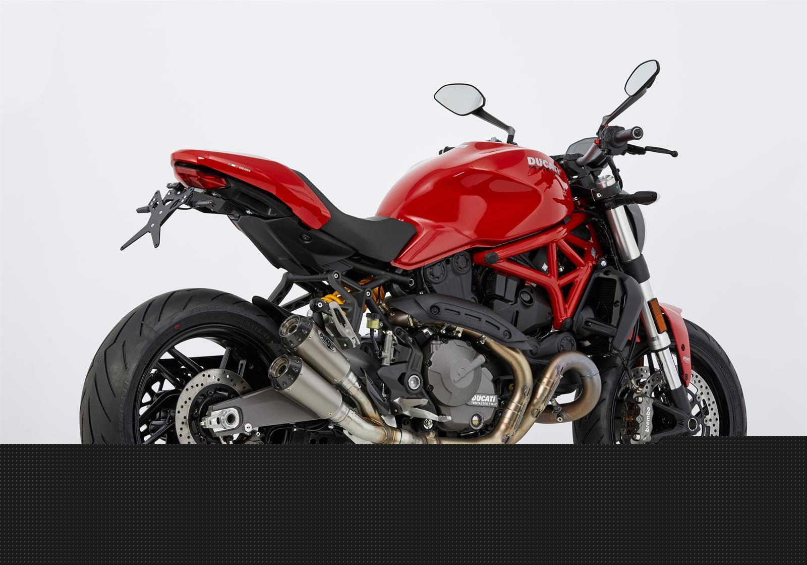 SHARK TRC-10 Auspuff passend für Ducati Monster 2021-2024 - Kama Bike Parts