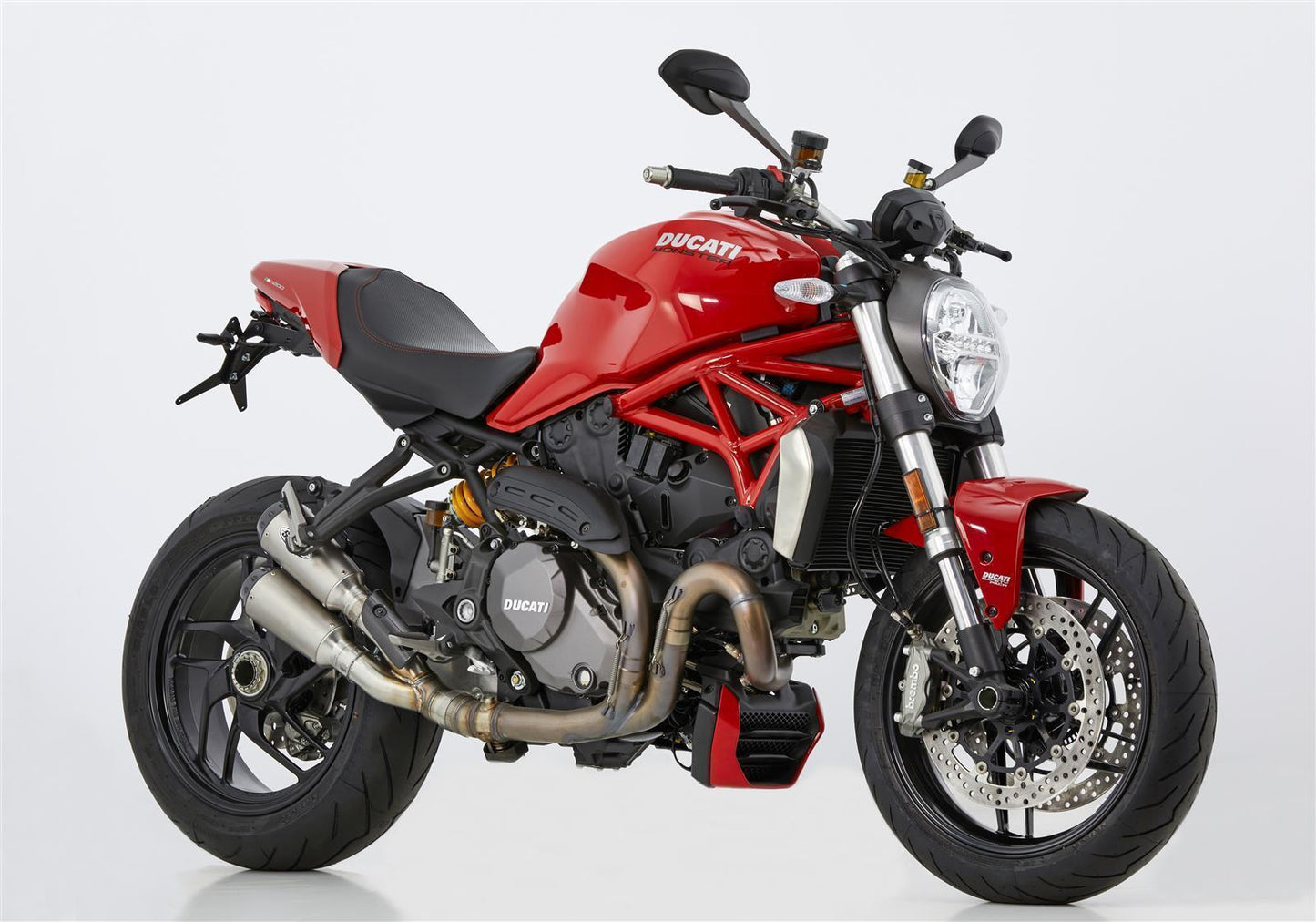 SHARK TRC-10 Auspuff passend für Ducati Monster 2021-2024 - Kama Bike Parts