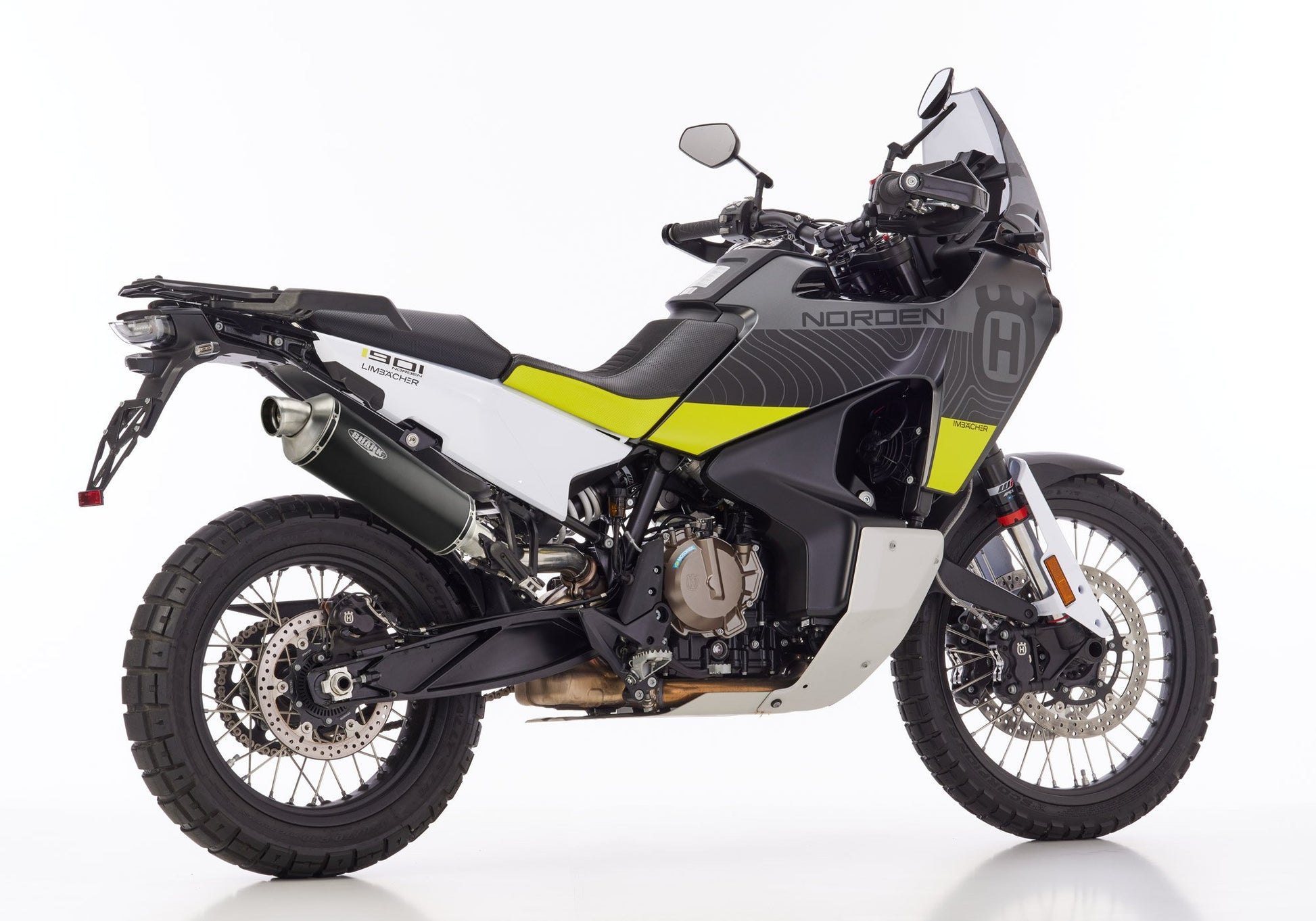 SHARK Trophy Auspuff passend für KTM 890 Adventure R 2021-2024 - Kama Bike Parts