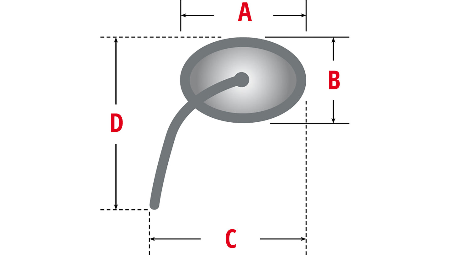 2 Motorrad Spiegel SHIN YO BOOSTER schwarz M10 Rechtsgewinde - Kama Bike Parts