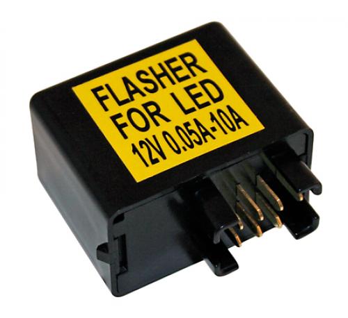 Blinkrelais 7-polig passend für Suzuki elektronisch 12V 0.05A-10A - Kama Bike Parts