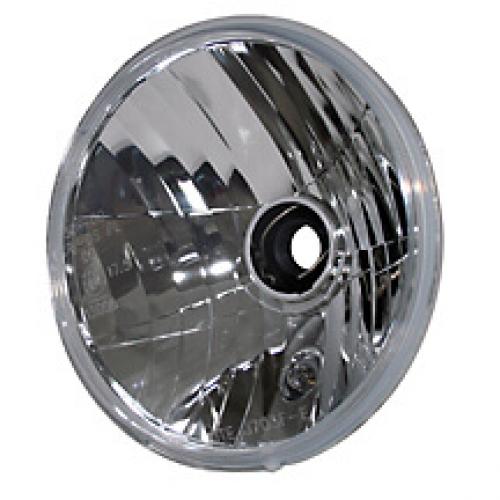 H4-Scheinwerfer-Einsatz symmetrischer Prismenreflektor mit Klarglas 7 Zoll - Kama Bike Parts