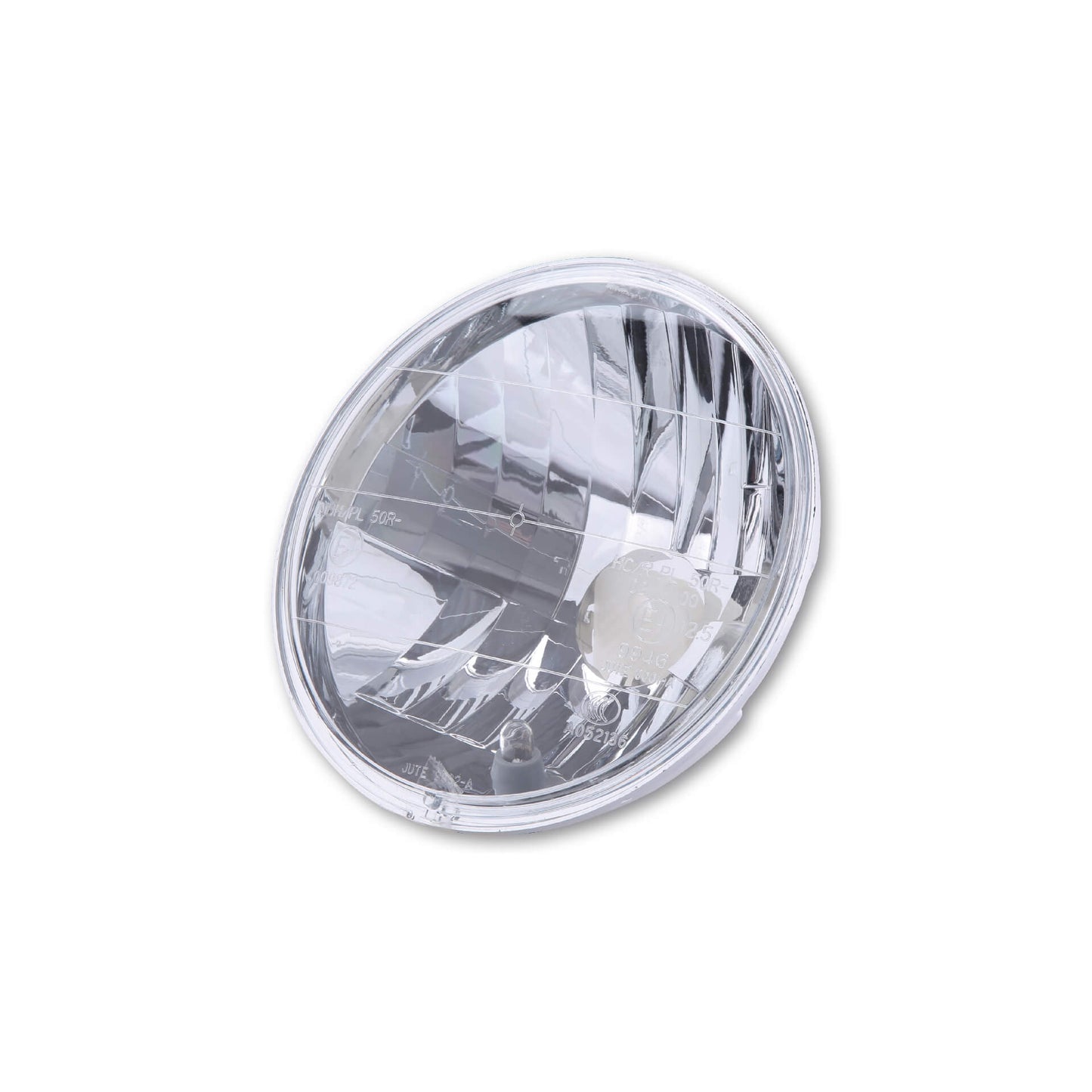 Hauptscheinwerfer-Einsatz 6 1/2 Zoll je 1x klare Scheibe und Prismenreflektor - Kama Bike Parts