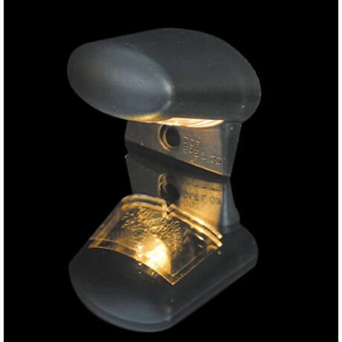 Kennzeichenbeleuchtung oval schwarz - Kama Bike Parts