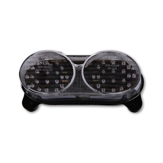LED Rücklicht mit transparentem Glas passend für Kawasaki ZX-6R 1998-2002 - Kama Bike Parts
