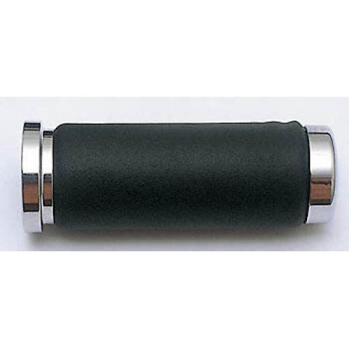 Lenkergriffe Chrom/Leder - Kama Bike Parts
