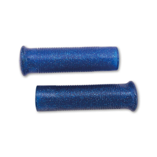 Lenkergriffe Custom Retrostyle für 7/8 Zoll Lenker (22mm) in blau metalflake - Kama Bike Parts
