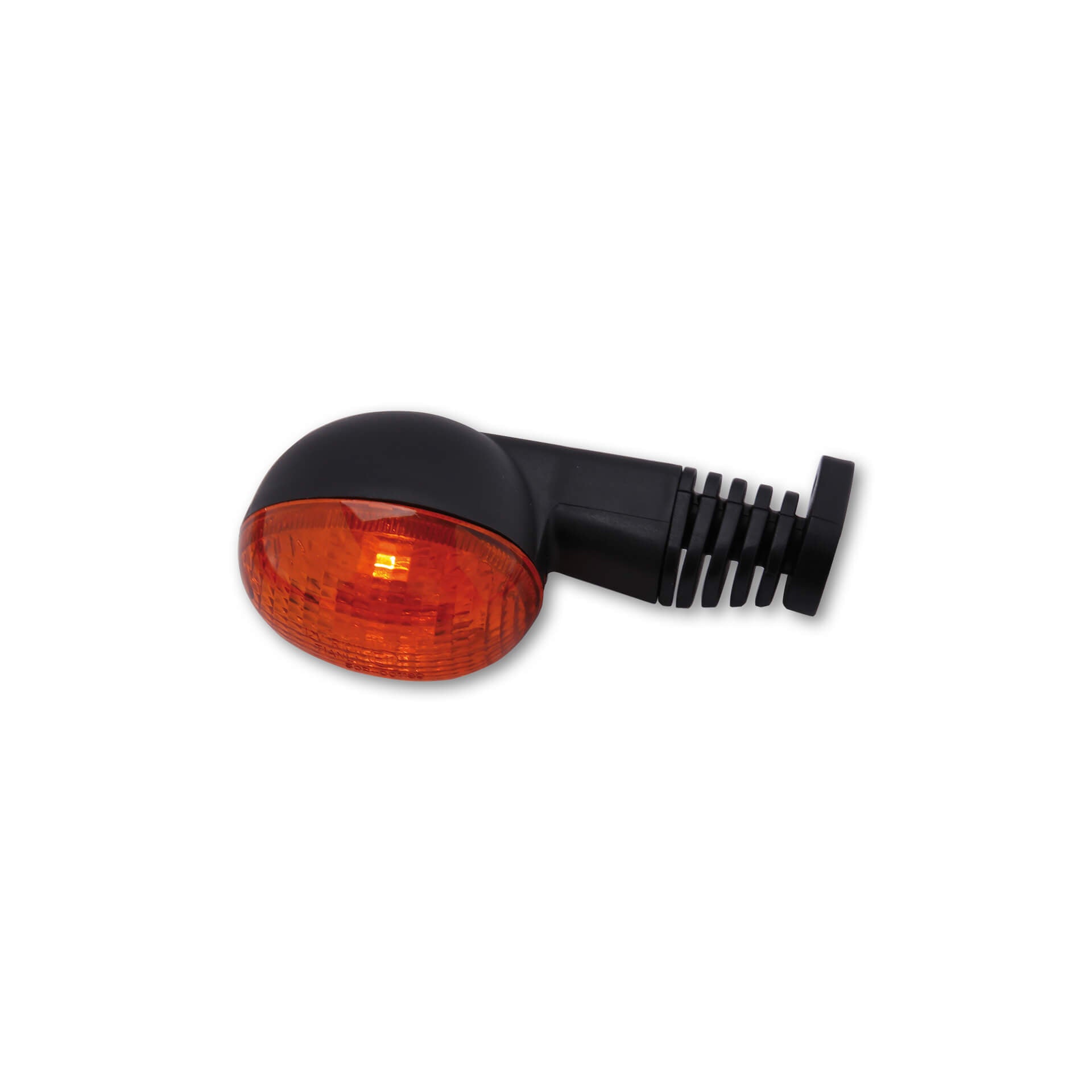 Mini-Blinker oval schwarz - Kama Bike Parts