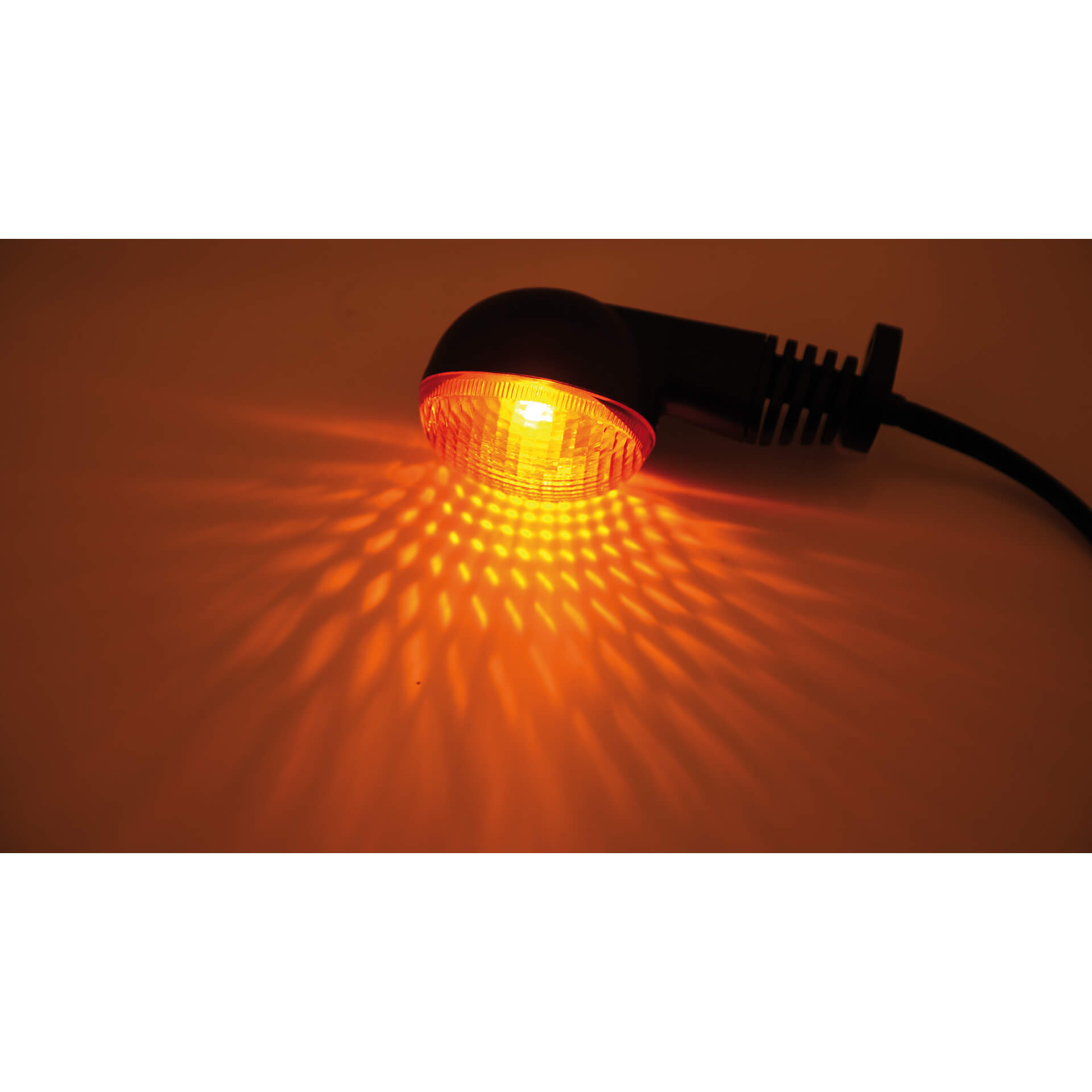 Mini-Blinker oval schwarz - Kama Bike Parts