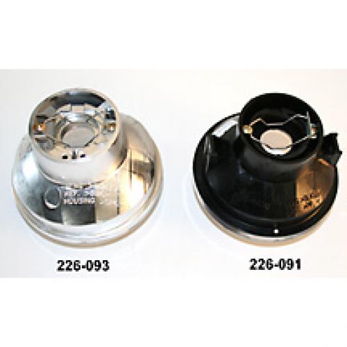 Scheinwerfereinsatz für Abblendlicht 90mm für H 7 Glühlampe Klarglas E-gepr. - Kama Bike Parts