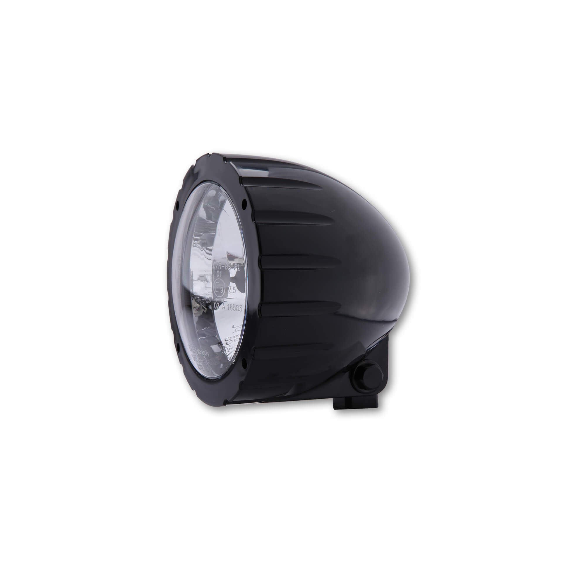 SHIN YO ABS Scheinwerfer mit Fräsung schwarz HS1 untere Befestigung - Kama Bike Parts
