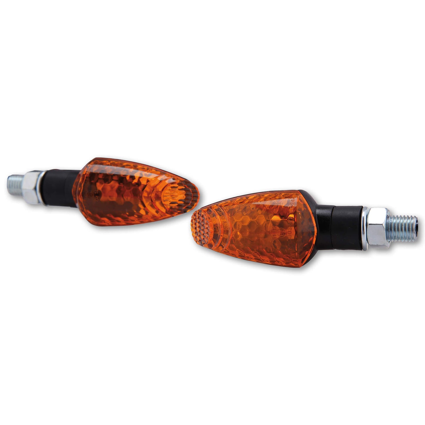 SHIN YO Blinker PEARL schwarz gelbes Glas - Kama Bike Parts