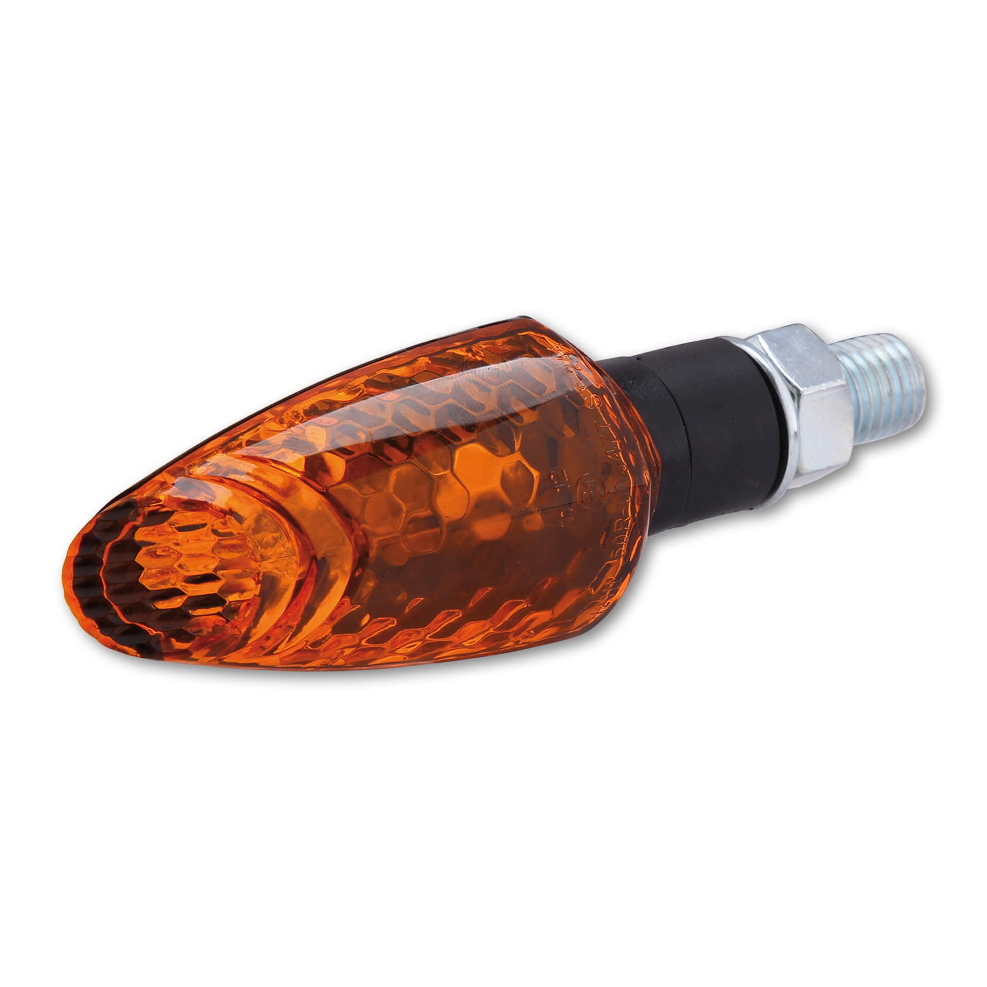 SHIN YO Blinker PEARL schwarz gelbes Glas - Kama Bike Parts