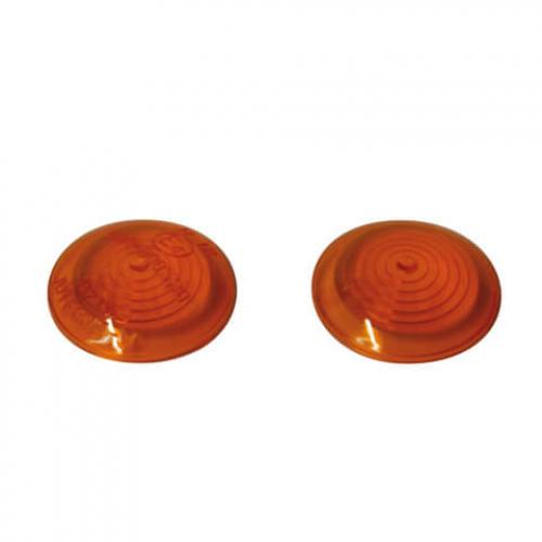 SHIN YO Blinkergläser (Paar) für 1 Stck. BULLS-Eye-Blinker gelb - Kama Bike Parts