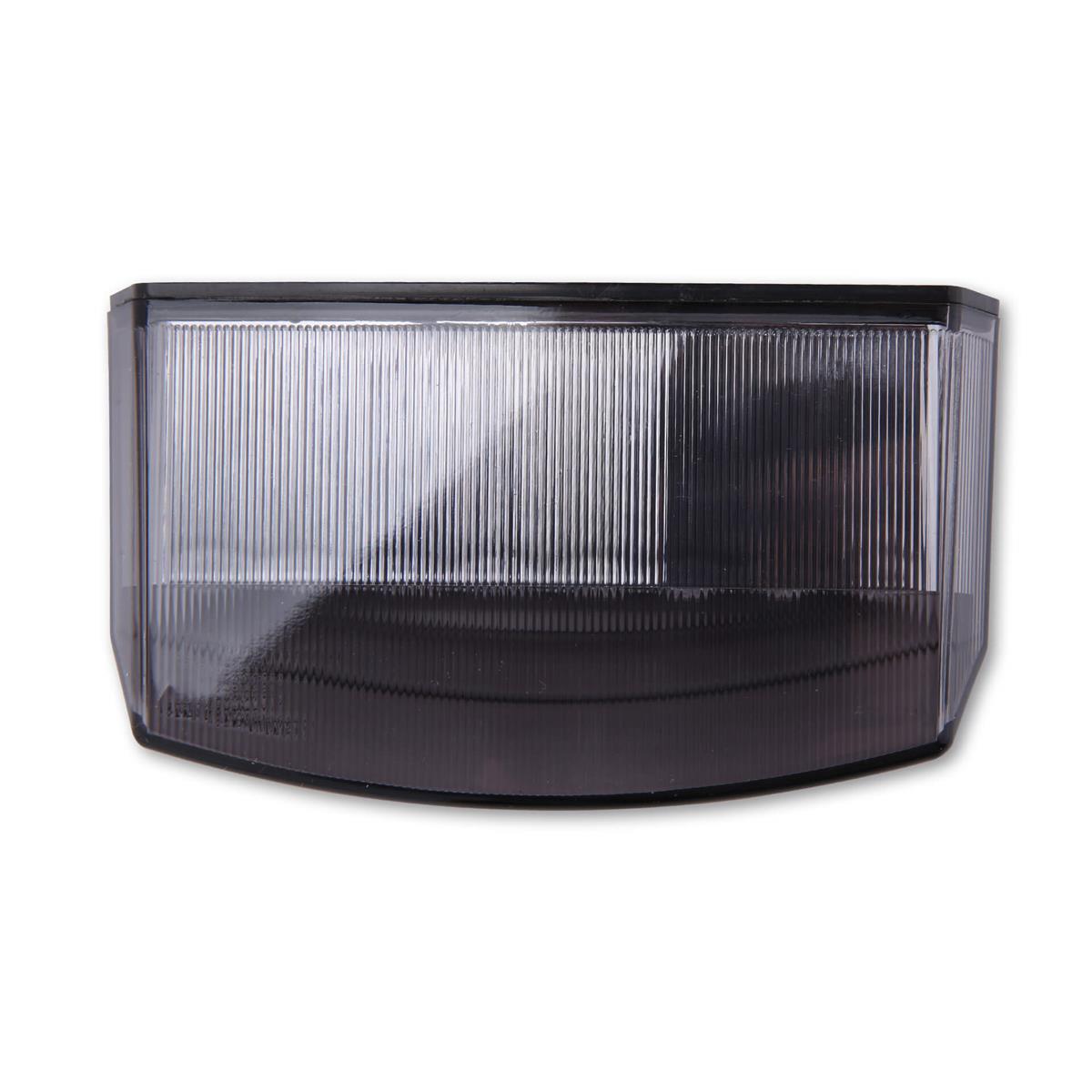 SHIN YO BOSTON LED Rücklicht schwarze Basisplatte getöntes Glas - Kama Bike Parts