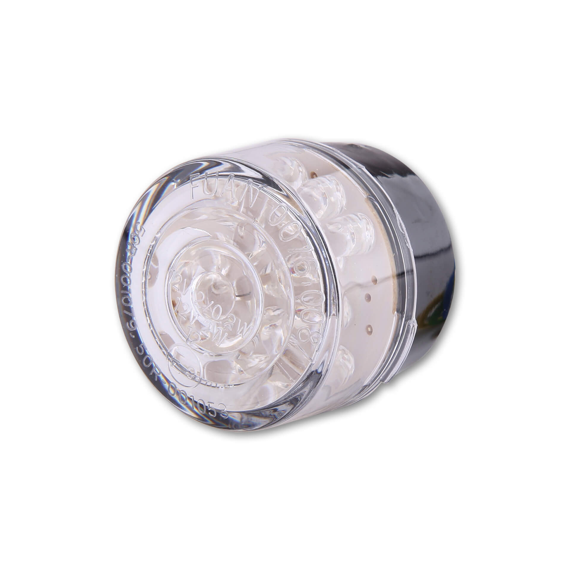 SHIN YO Einsatz LED-Mini-Rücklicht BULLET rund Glas transparent - Kama Bike Parts