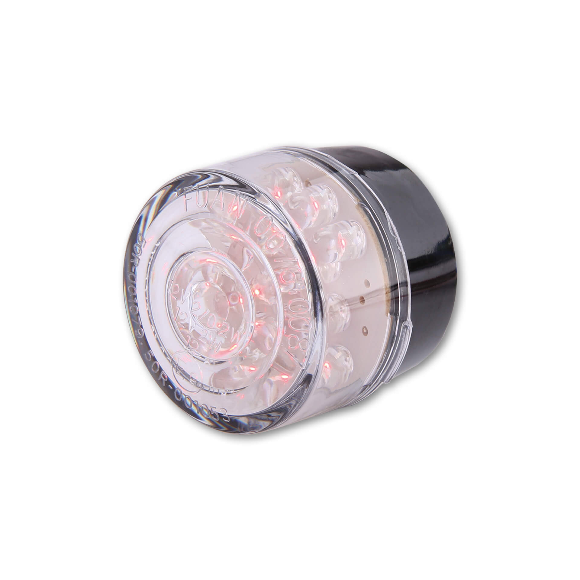 SHIN YO Einsatz LED-Mini-Rücklicht BULLET rund Glas transparent - Kama Bike Parts