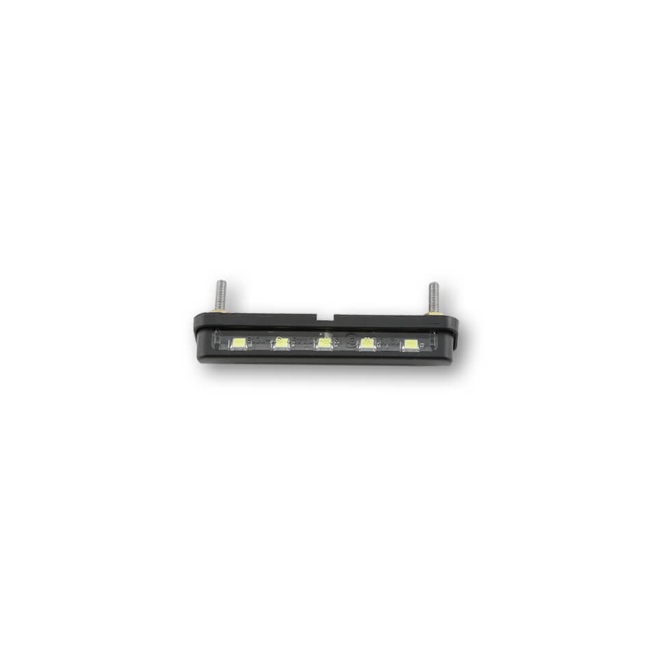 SHIN YO LED Kennzeichenbeleuchtung ST-7 verschraubbar schwarz - Kama Bike Parts