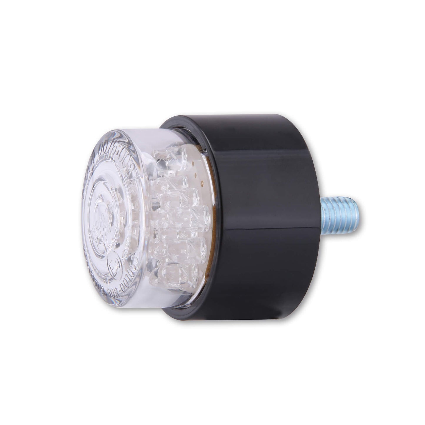 SHIN YO LED-Mini-Rücklicht BULLET rund mit schwarzem Gehäuse - Kama Bike Parts
