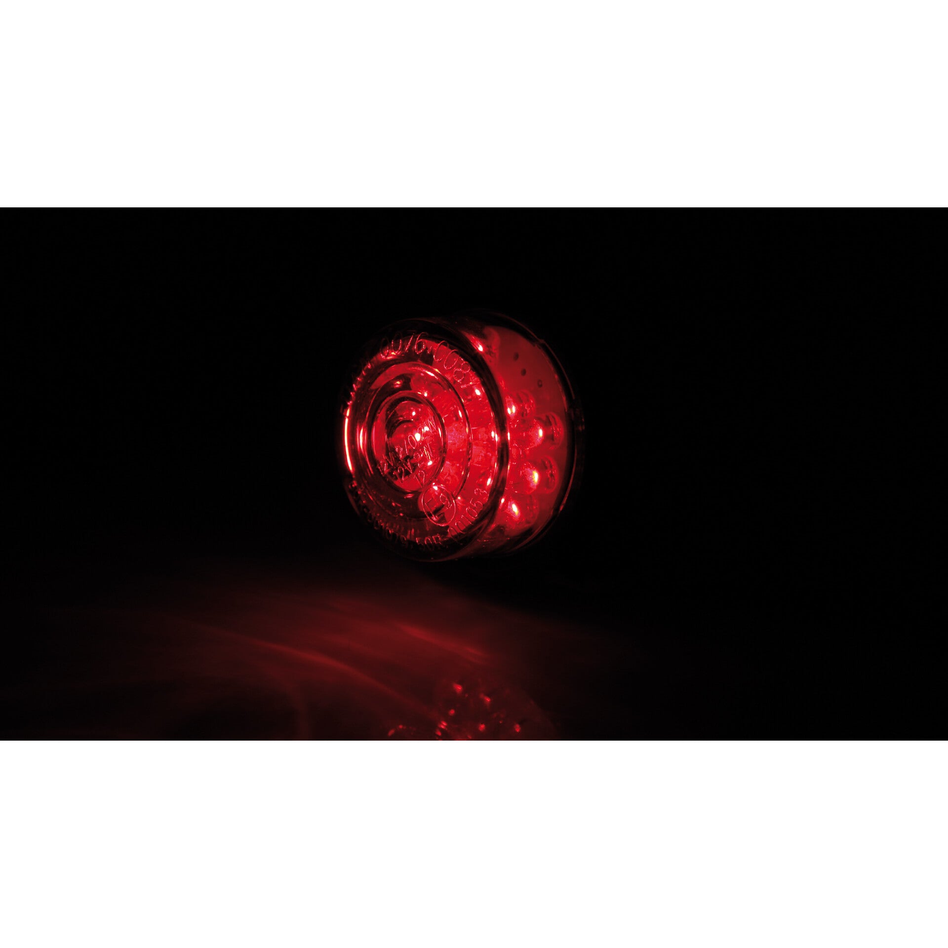 SHIN YO LED-Mini-Rücklicht BULLET rund mit schwarzem Gehäuse - Kama Bike Parts