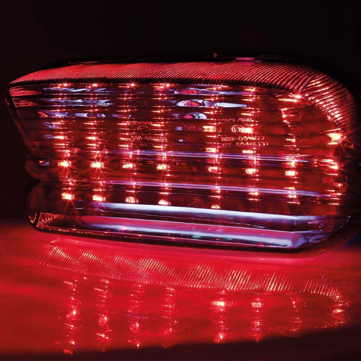 SHIN YO LED-Rücklicht mit getöntem Glas passend für Yamaha XJR 1300 1999-2009 - Kama Bike Parts
