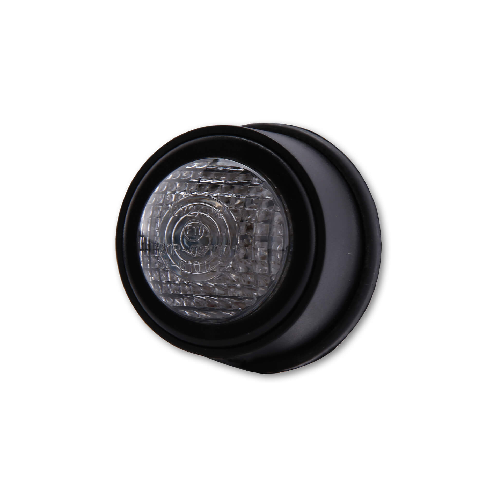 SHIN YO LED-Rücklicht OLD SCHOOL TYP2 schwarz transparentes Glas E-gepr. - Kama Bike Parts