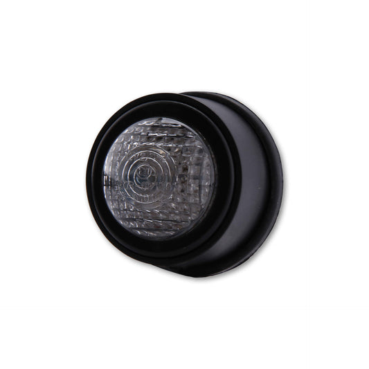 SHIN YO LED-Rücklicht OLD SCHOOL TYP2 schwarz transparentes Glas E-gepr. - Kama Bike Parts