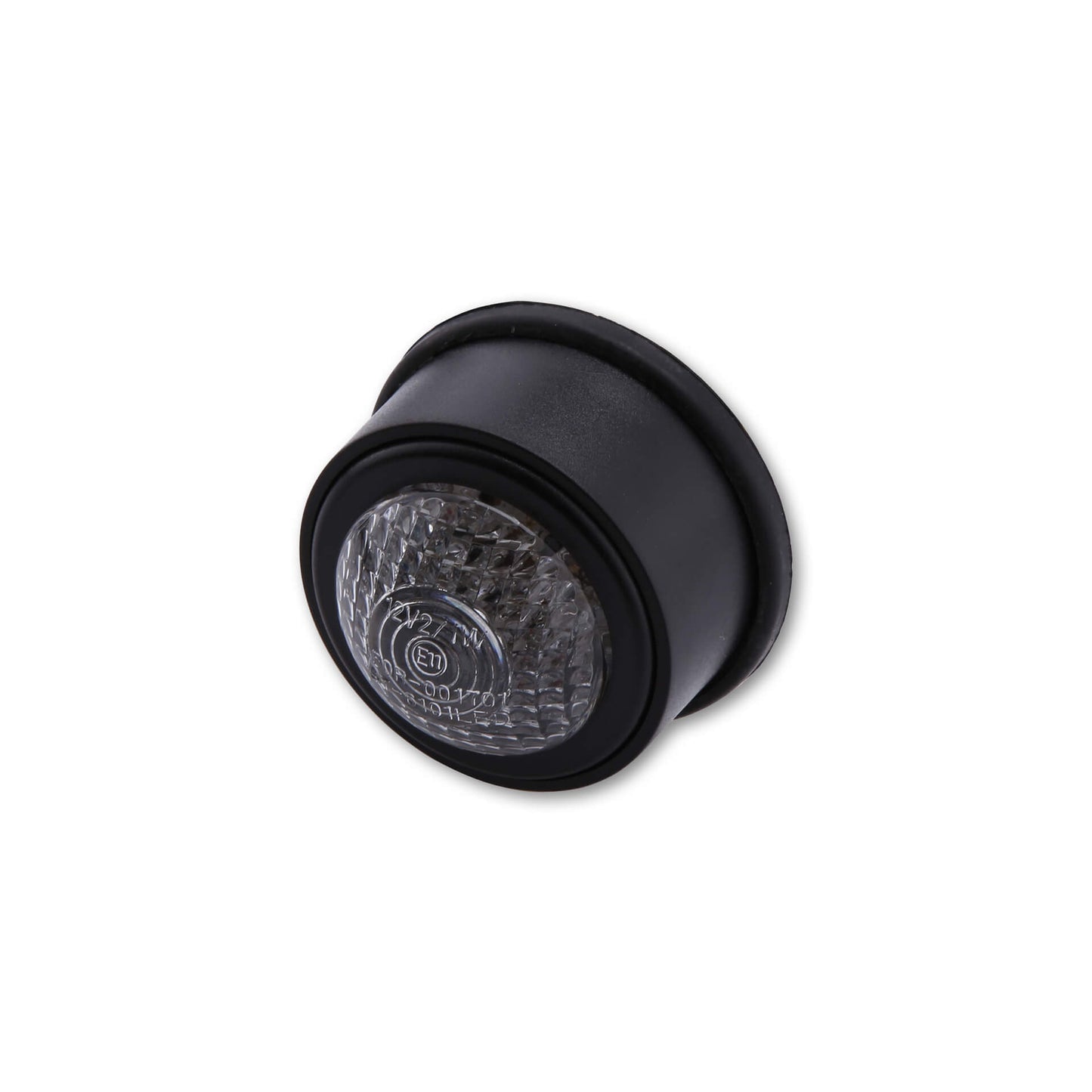 SHIN YO LED-Rücklicht OLD SCHOOL TYP2 schwarz transparentes Glas E-gepr. - Kama Bike Parts