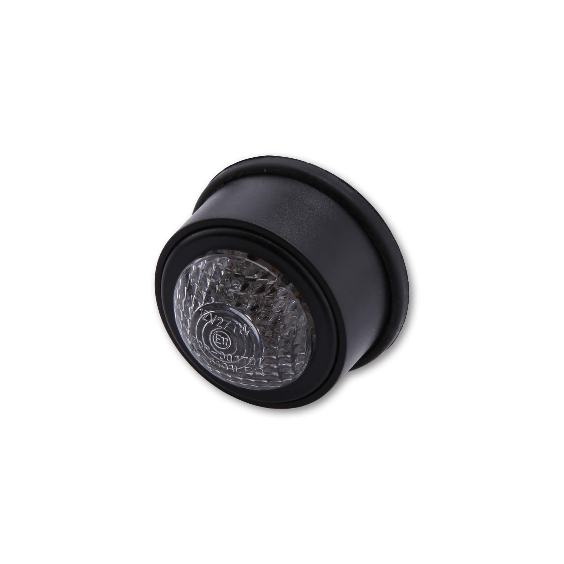 SHIN YO LED-Rücklicht OLD SCHOOL TYP2 schwarz transparentes Glas E-gepr. - Kama Bike Parts