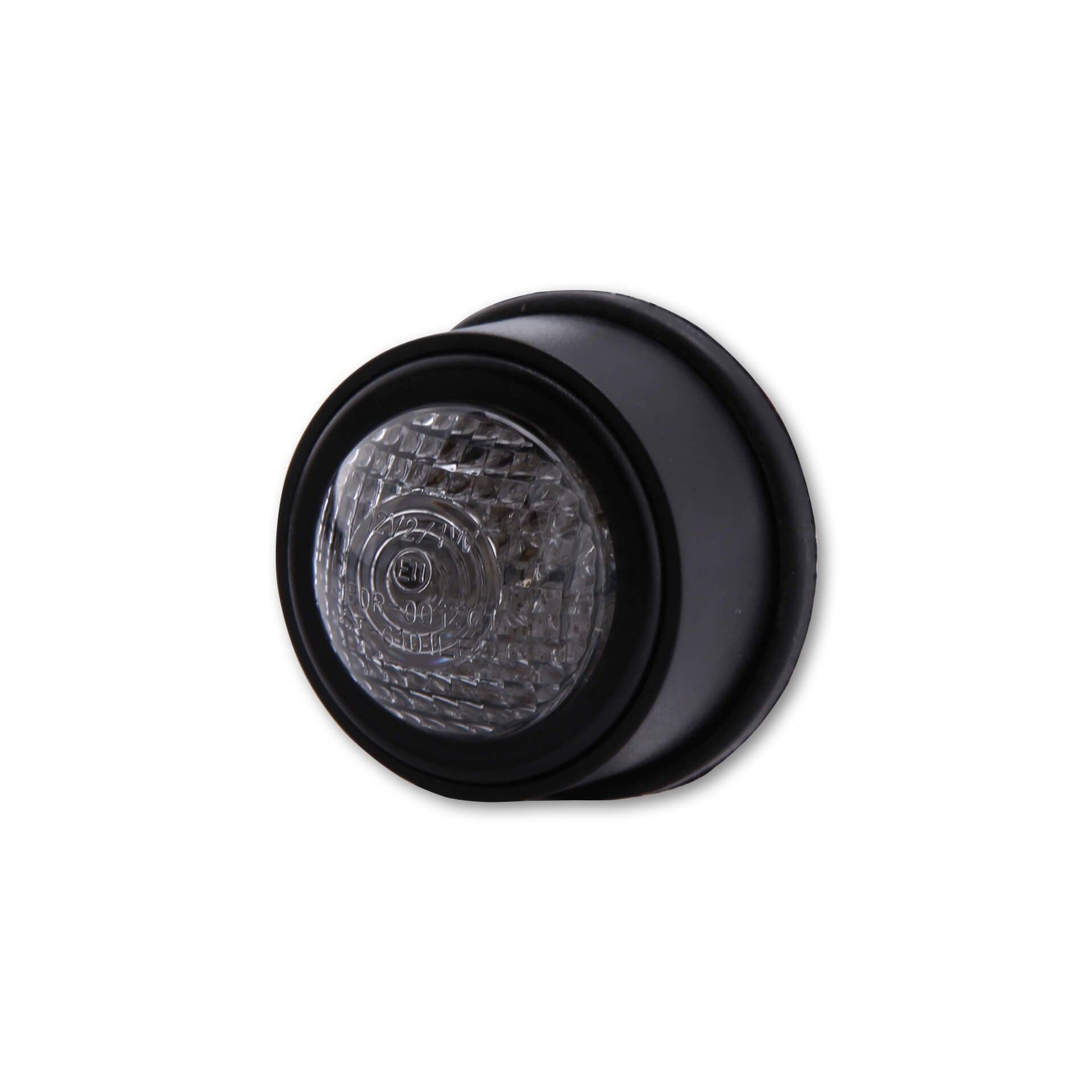 SHIN YO LED-Rücklicht OLD SCHOOL TYP2 schwarz transparentes Glas E-gepr. - Kama Bike Parts