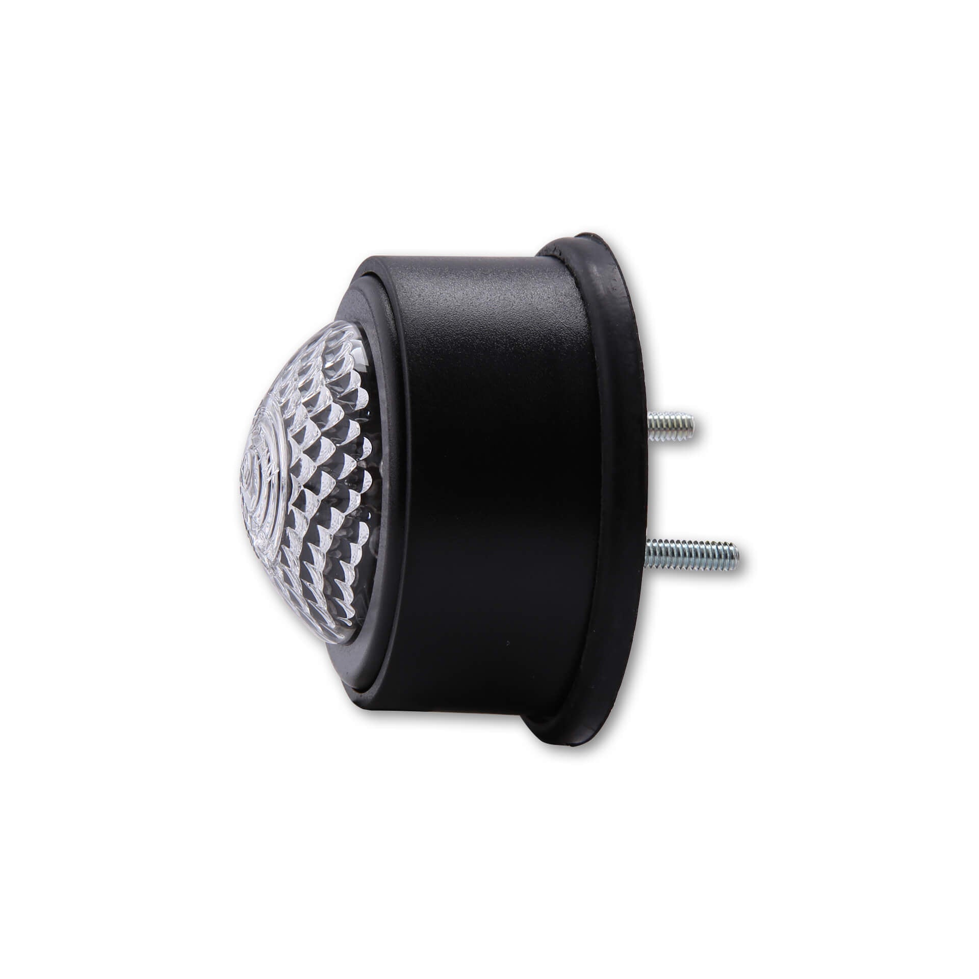 SHIN YO LED-Rücklicht OLD SCHOOL TYP2 schwarz transparentes Glas E-gepr. - Kama Bike Parts
