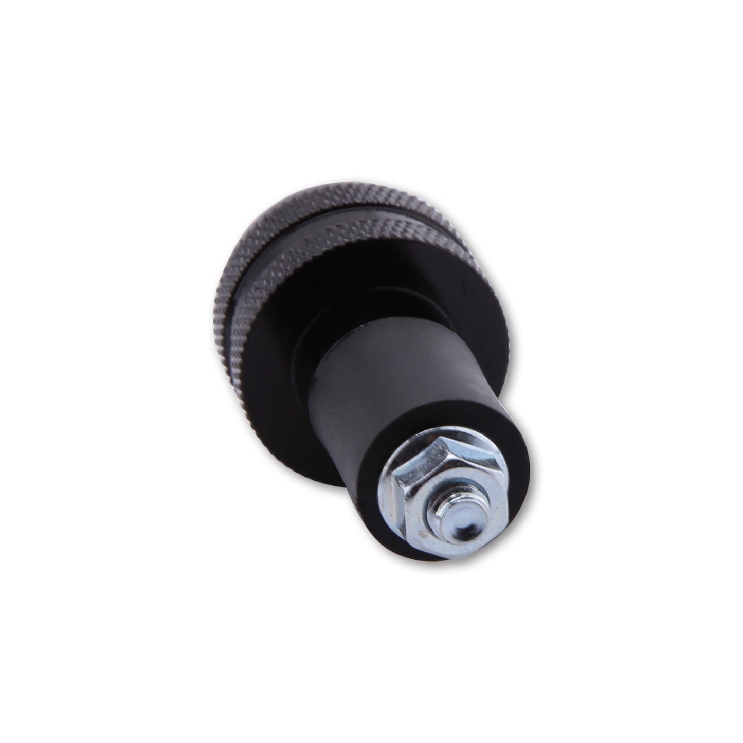 SHIN YO Lenkergewicht schwarz gerändelt für Stahllenker - Kama Bike Parts